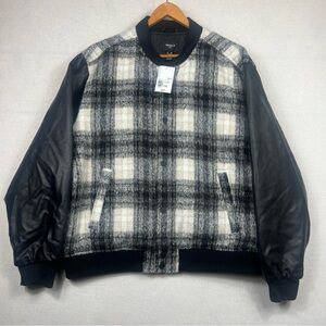 NWT Forever 21 Men’s XXL 2XL Tartan Varsity Jacket
